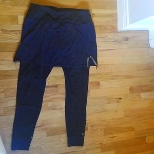 Athleta 2 in 1 skirted Leggings